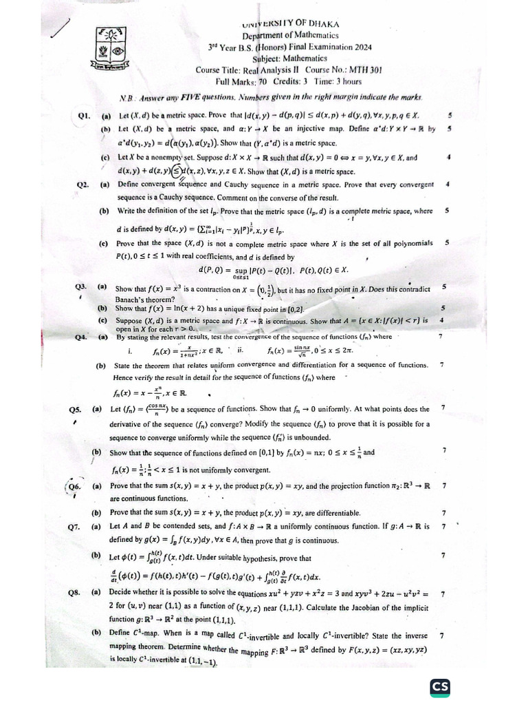 3rd Year Final Questions | PDF