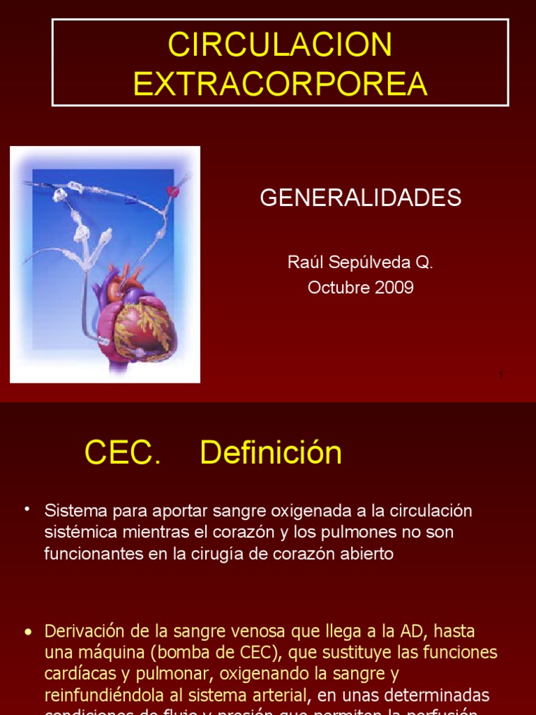 Esquema de Circulación Extracorpórea | PDF | Vena | Especialidades Medicas