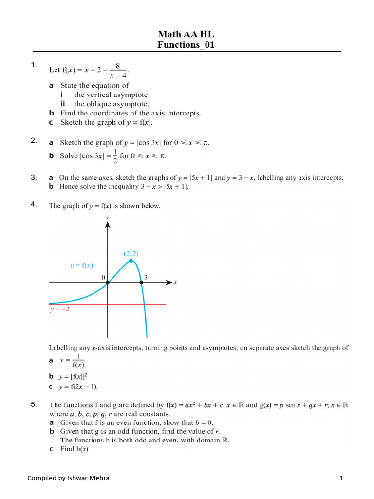 Functions 01 | PDF