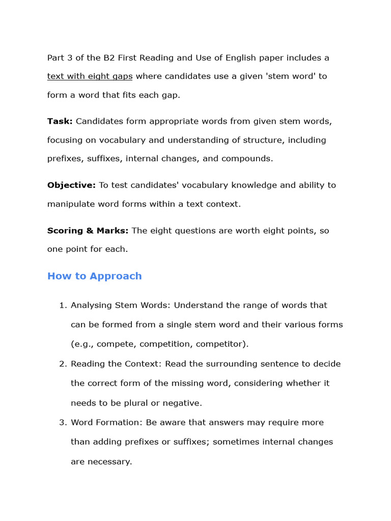 Part 3 - Word Formation Explained | PDF