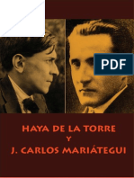 Haya de La Torre y J. Carlos Mariátegui