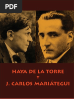 Haya de La Torre y J. Carlos Mariátegui