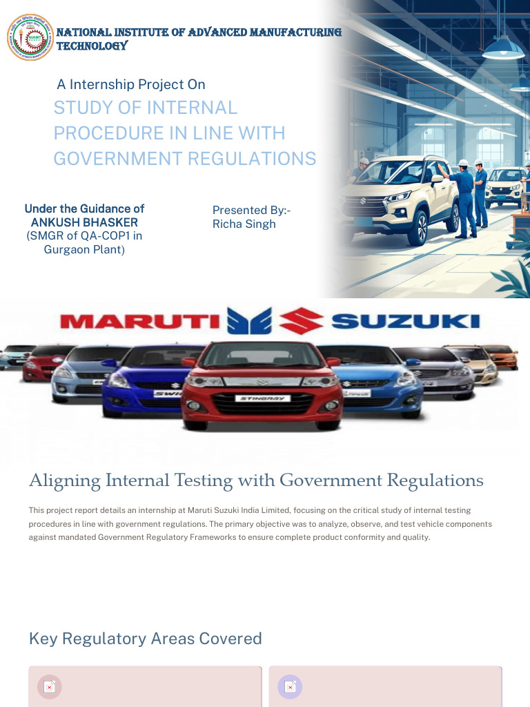 Internal Testing Compliance Study | PDF | Regulatory Compliance ...