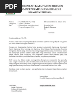 Surat Ke Walikota Audiensi