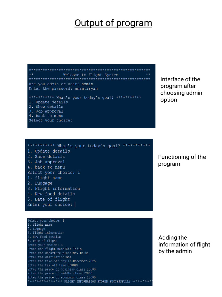 Flight Booking System Overview | PDF