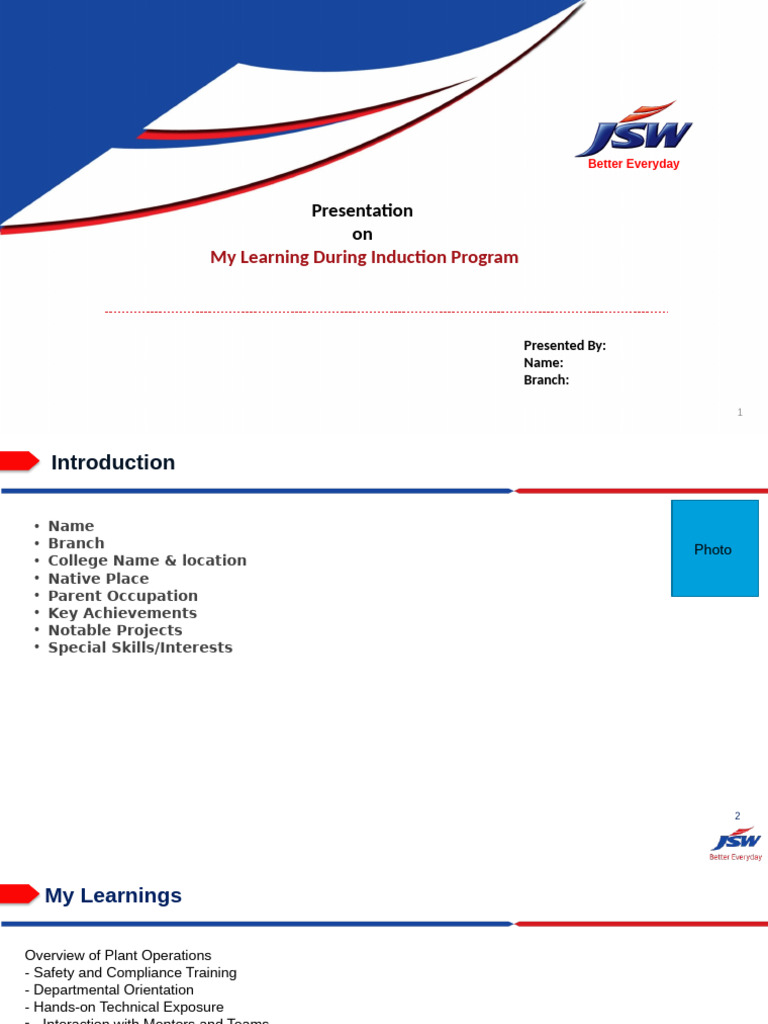 Induction Program Learning Insights | PDF