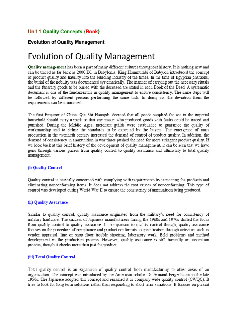 OM 03 Quality Management | PDF | Probability Distribution | Experiment