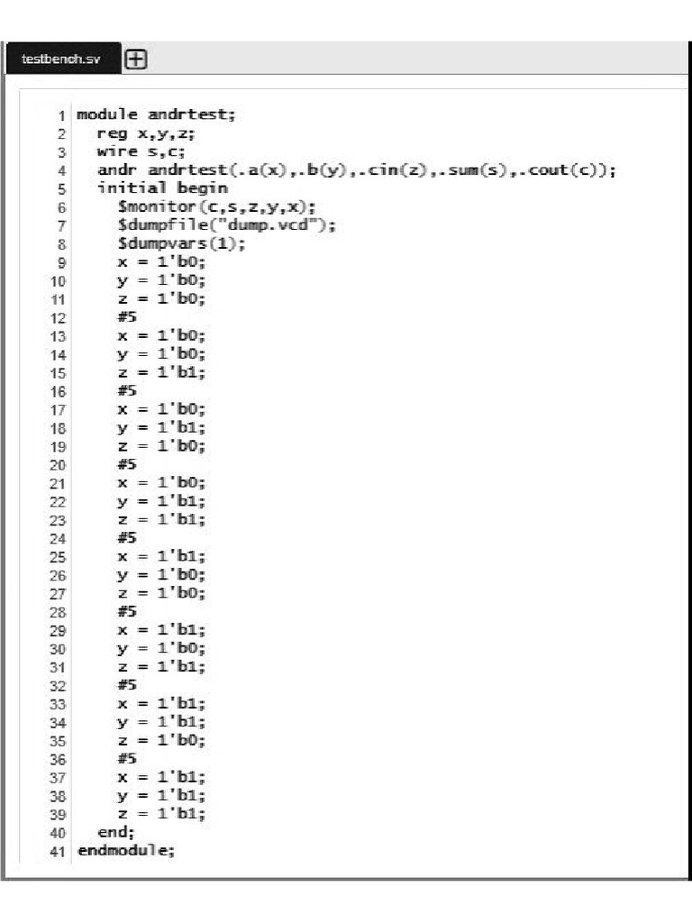 Verilog Code | PDF