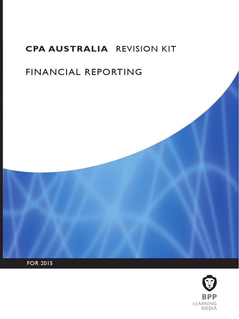 CPA 115 Financial Reporting Revision Kit 2015 | PDF | International ...