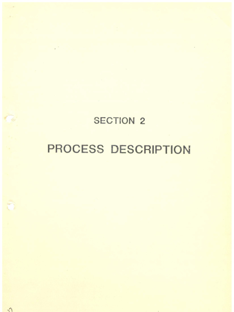 Section 2 Process Description | PDF