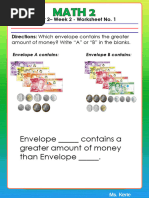 Grade 2 Math Activity Sheets Week 2 | PDF | Copyright