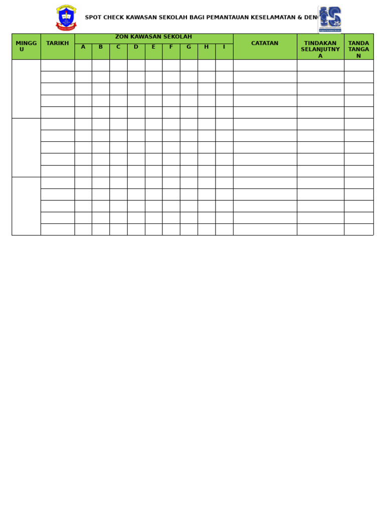 Spot Check Kawasan Sekolah Bagi Pemantauan Keselamatan | PDF