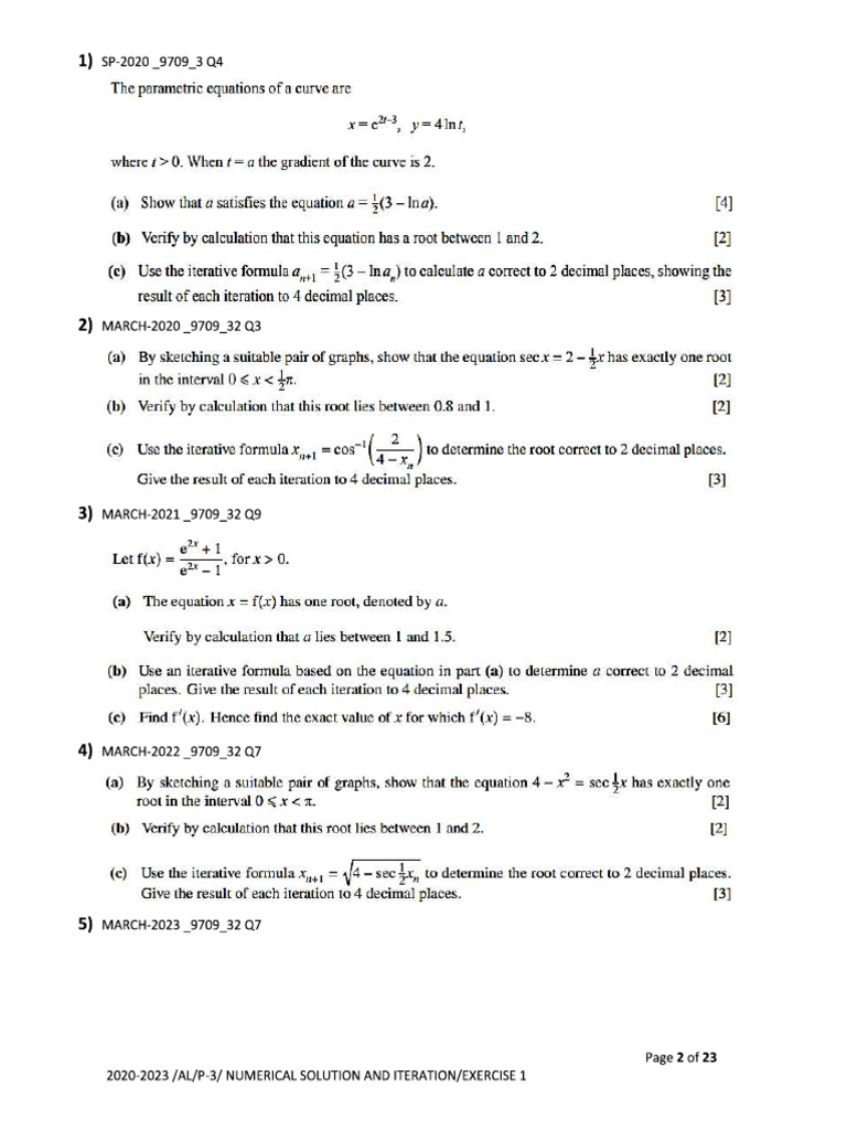 Numerical Solution | PDF