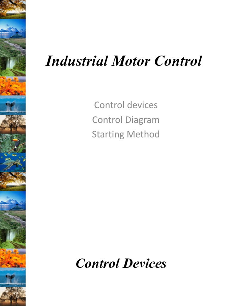 Industrial Motor Control Control Devices Control Diagram Starting