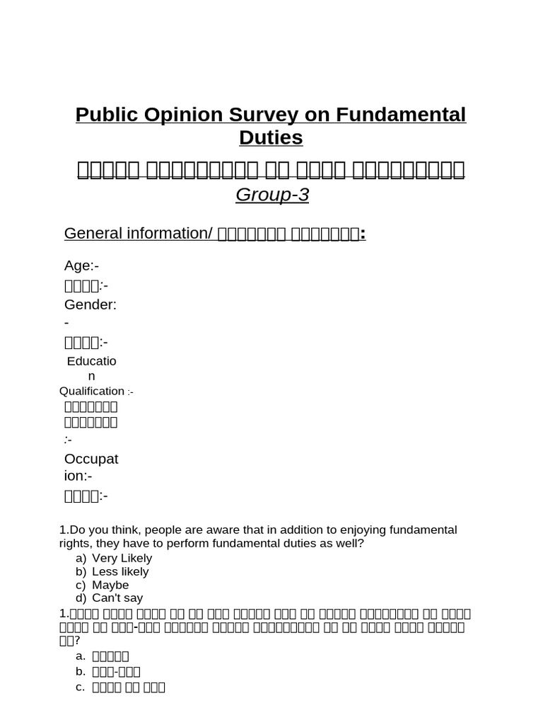 Group 3 Survey Questionnaire (1) Ms Word-3 | PDF