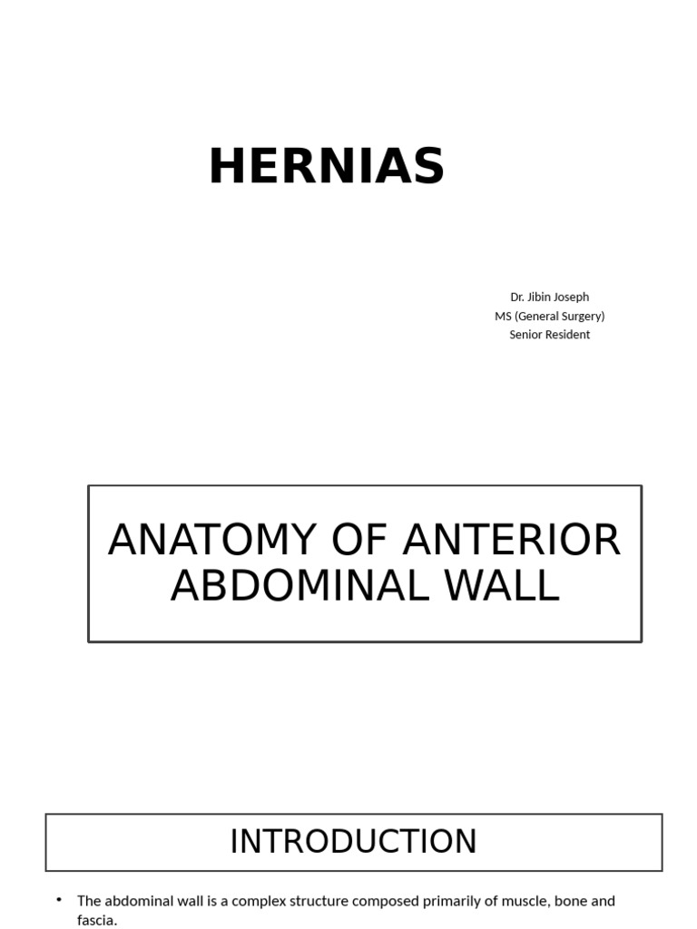 Anatomy and Surgical Insights on Hernias | PDF | Abdomen