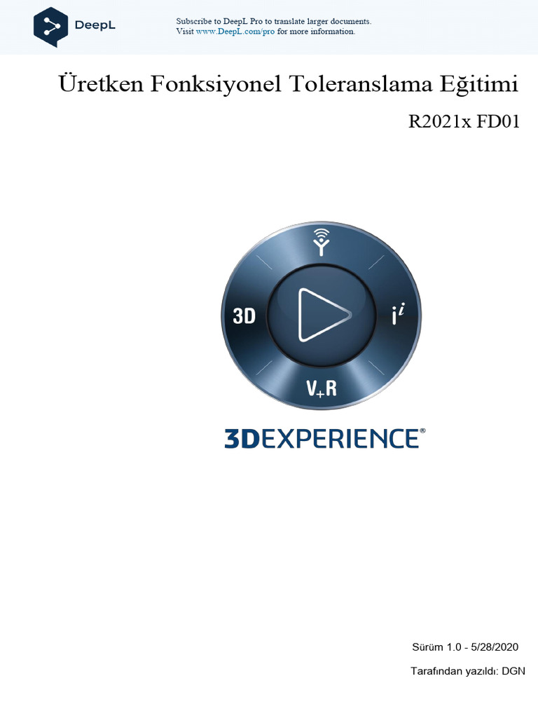 Generative Functional Tolerancing Tutorial - 21x FD01 TR | PDF
