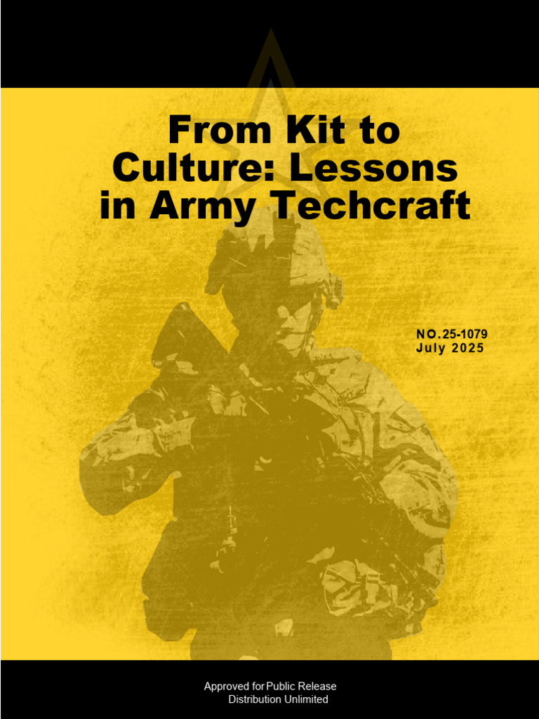 Army Techcraft: Enhancing Readiness | PDF | Leadership | Risk