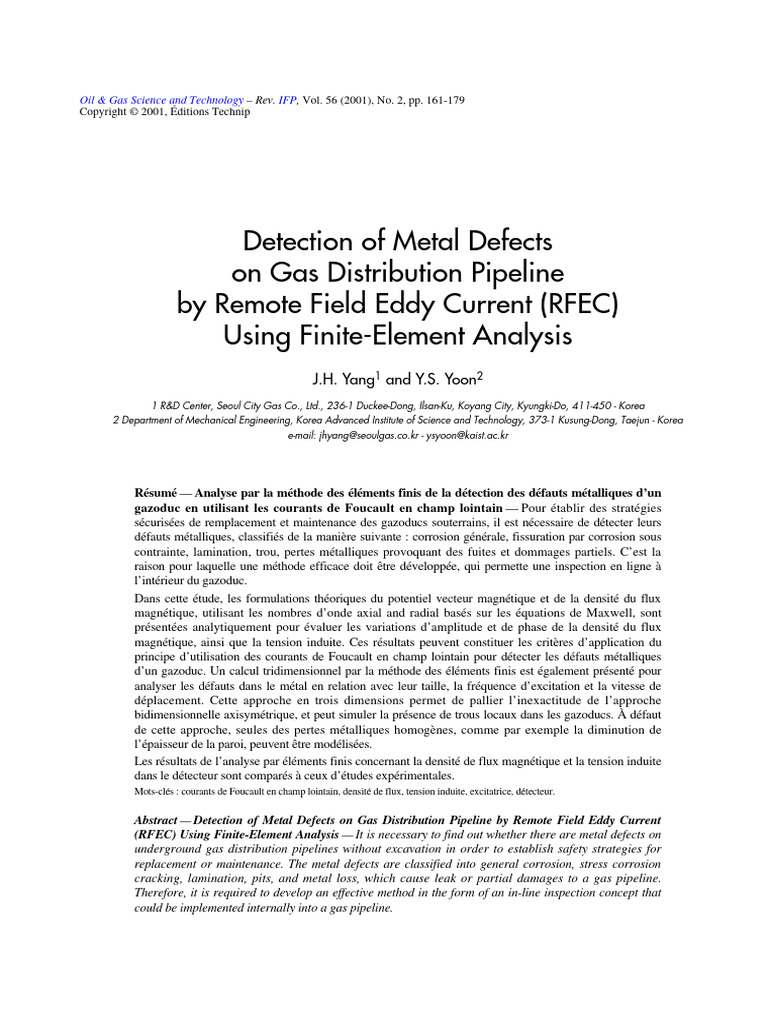RFEC for Detecting Pipeline Metal Defects | PDF | Waves | Physical ...