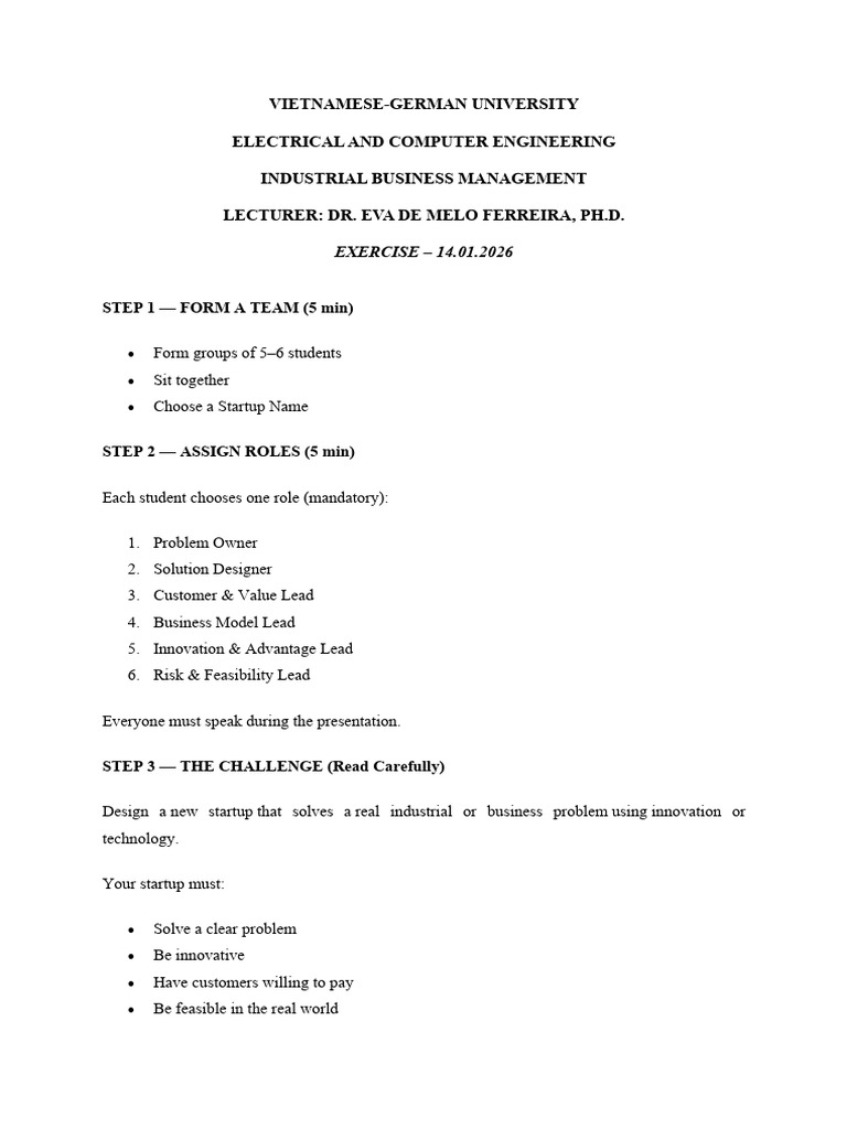 Startup Innovation Workshop Guide | PDF