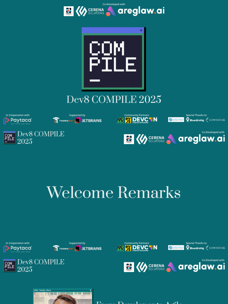 Dev8 COMPILE 2025 Event Overview | PDF | Software | Software Engineering