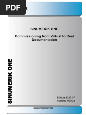 LIMIT OVER COLLECTION -RIVALS- 、スペシャルパック SINUMERIK ONE Training Manual 2025 | PDF | Programmable Logic