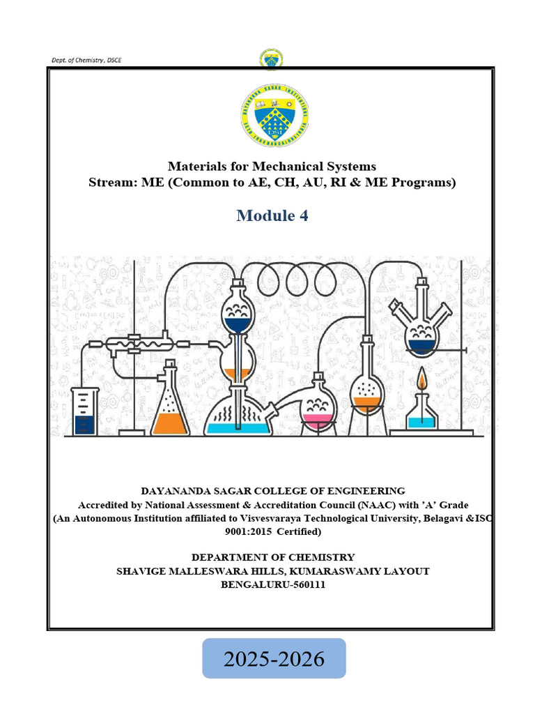 MODULE 4 (Updated On 11-12-2025) | PDF | Corrosion | Anode