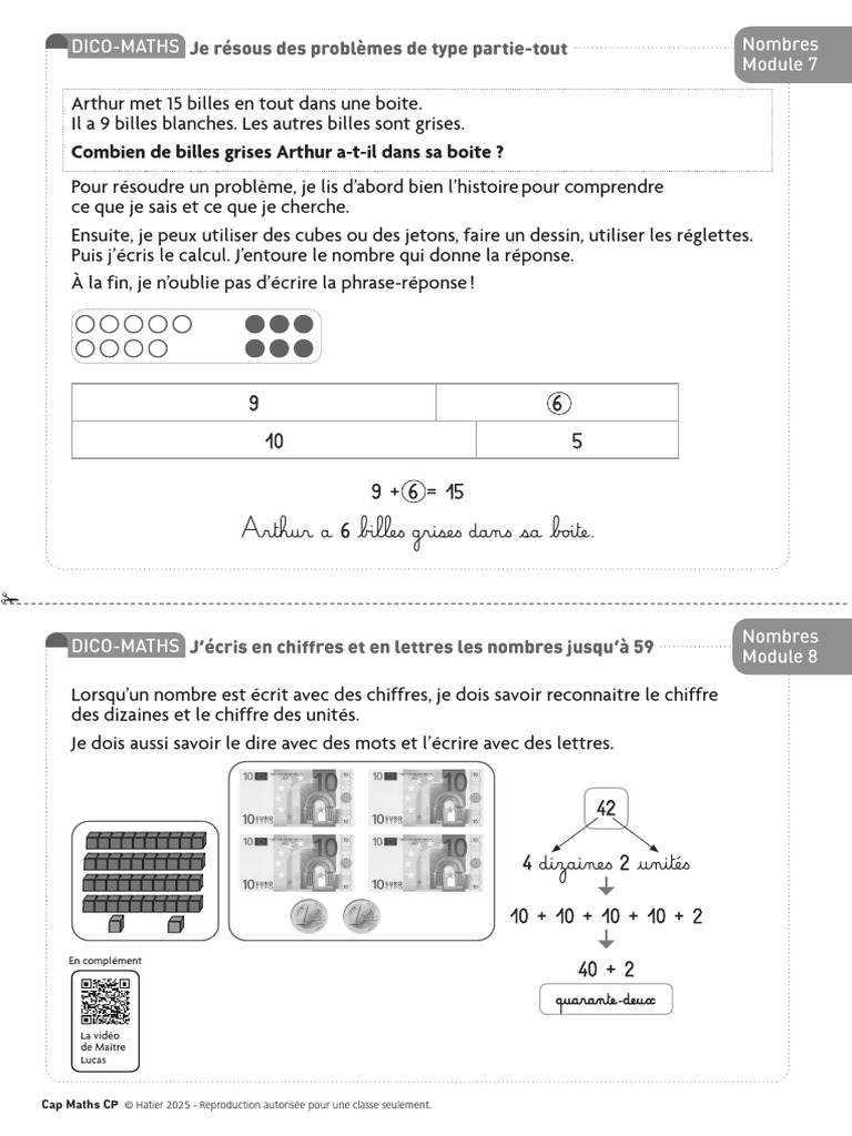 Résoudre des problèmes de maths CP | PDF