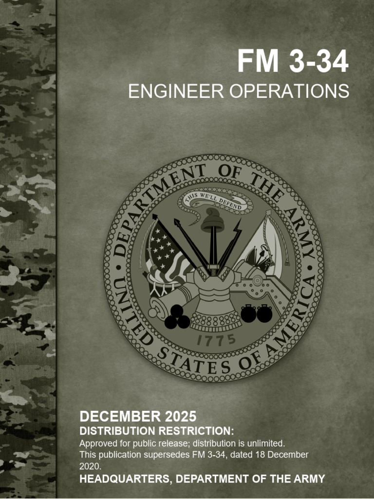 Army Engineer Operations Manual 2025 | PDF | Maneuver Warfare | United ...