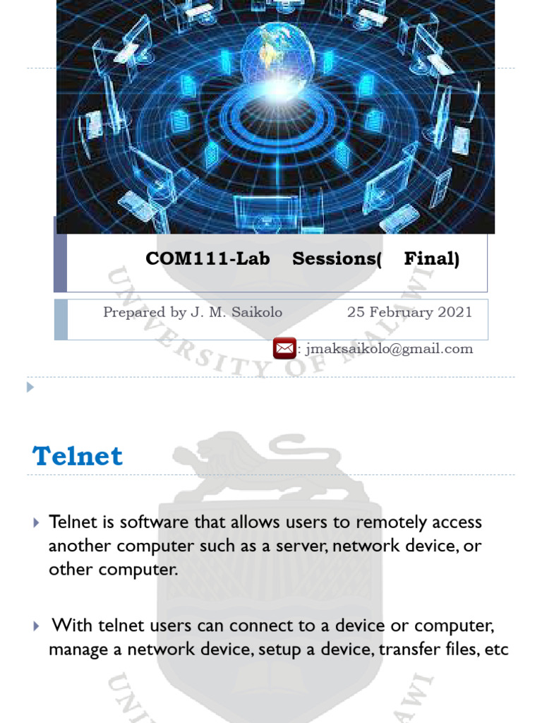 COM111 Lab 7 | PDF | Microsoft Windows | Operating System