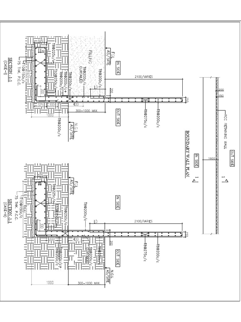 Boundary Wall Detail | PDF