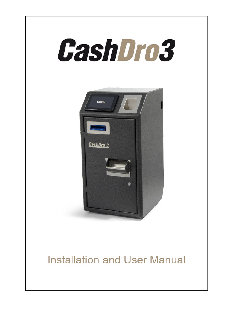 CashDro3 Installation & User Guide | PDF | Point Of Sale | Cash