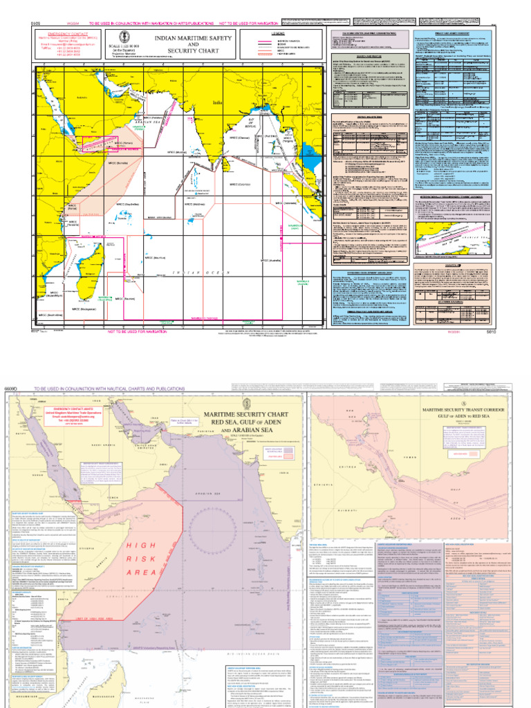 Maritime Security Charts - UKHO & IHO (2019, PDF) | PDF