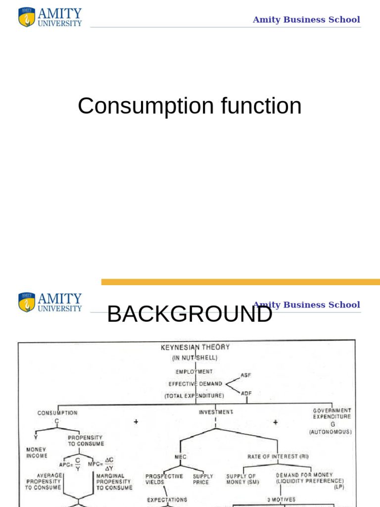 Understanding the Consumption Function | PDF | Consumption (Economics ...