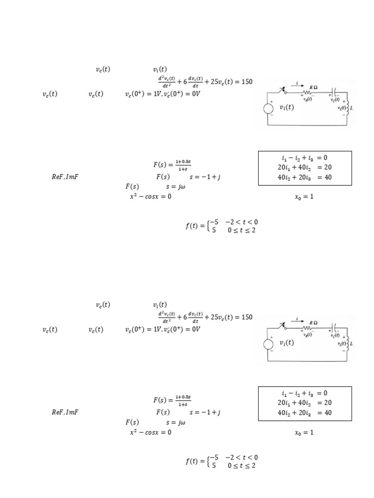 Applied Mathematics Test Papers for Engineers | PDF | Mathematical ...