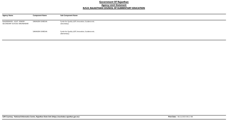 Agency Limit Statement 38 Rjaj 0000643826658 | PDF