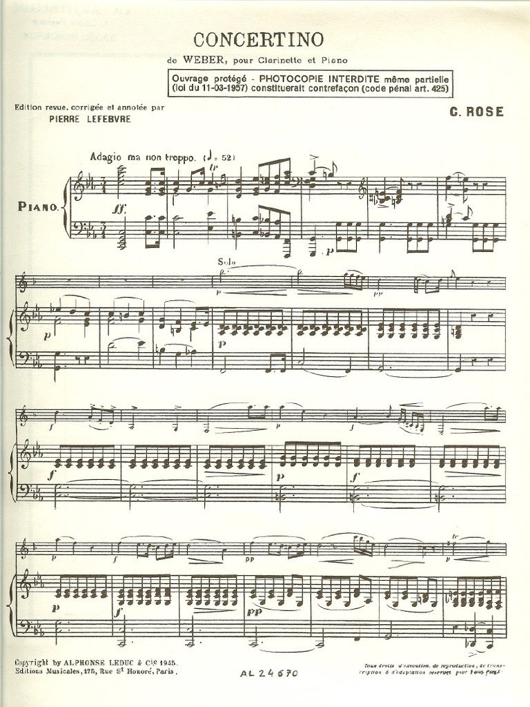 Concertino Piano | PDF