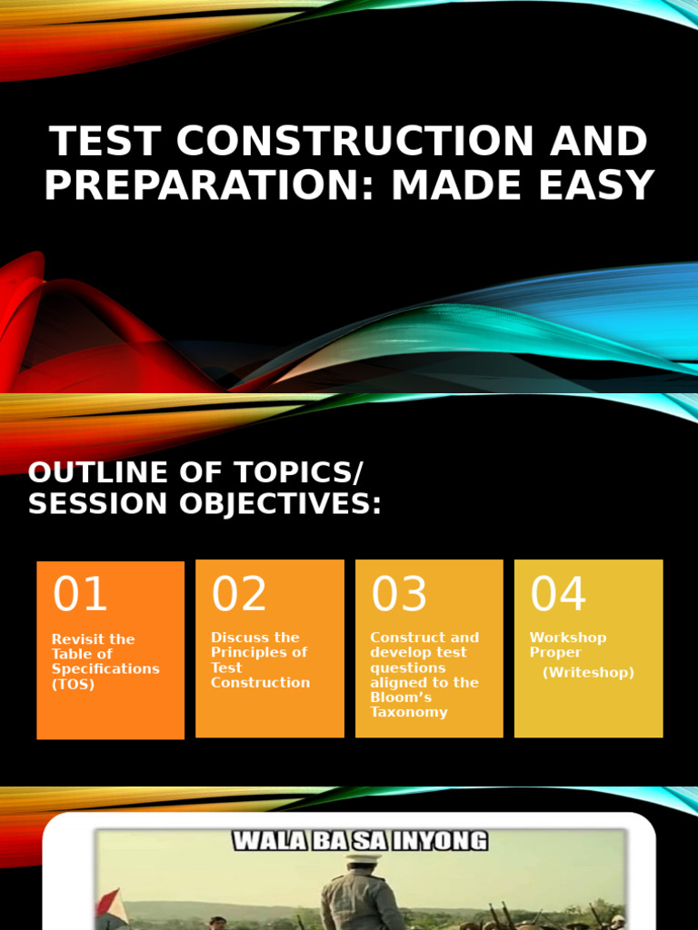 Test Construction Guide for Educators | PDF | Atmosphere Of Earth ...