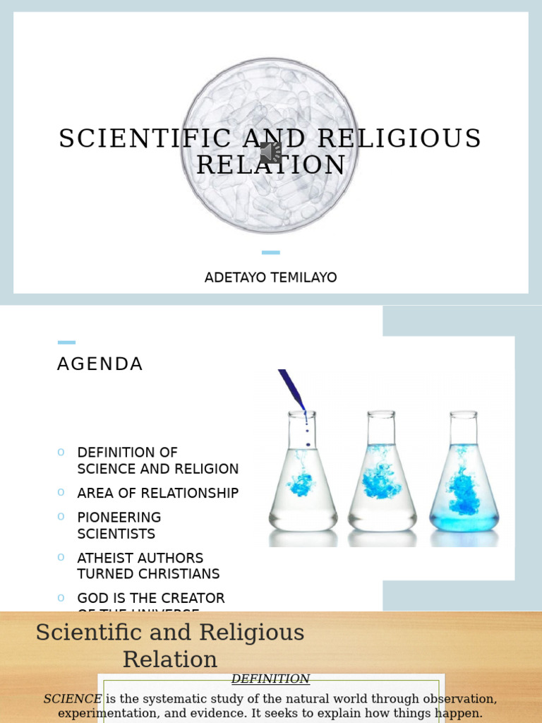 Science and Religion: Their Interconnection | PDF