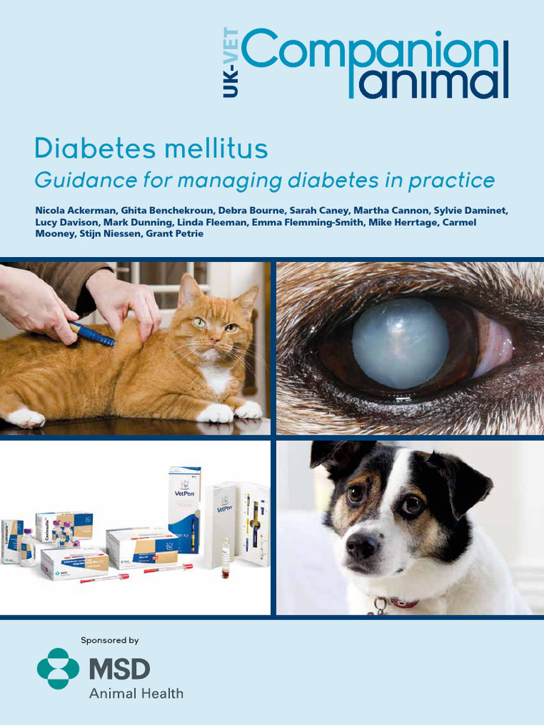 Managing Diabetes in Dogs and Cats | PDF | Diabetes | Insulin