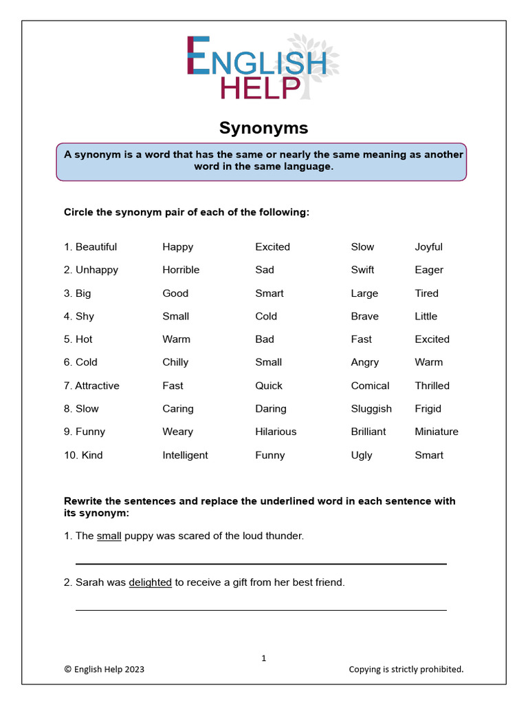 Synonym Exercises and Rewrites | PDF | Chess Theory | Chess