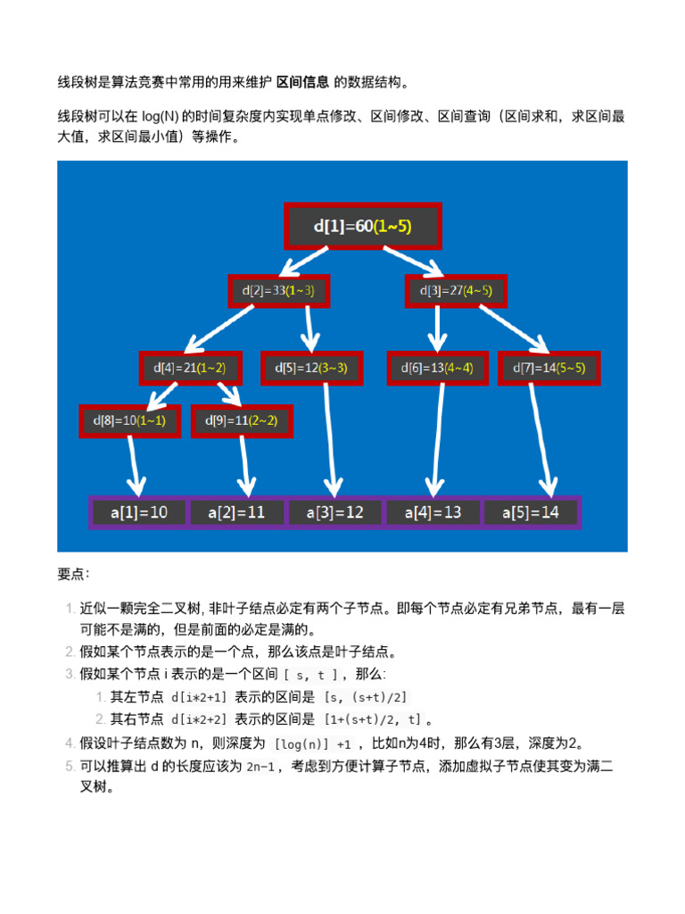 Segment Tree | PDF