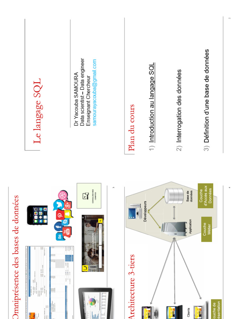 Introduction au langage SQL et SGBD | PDF | Bases de données | SQL