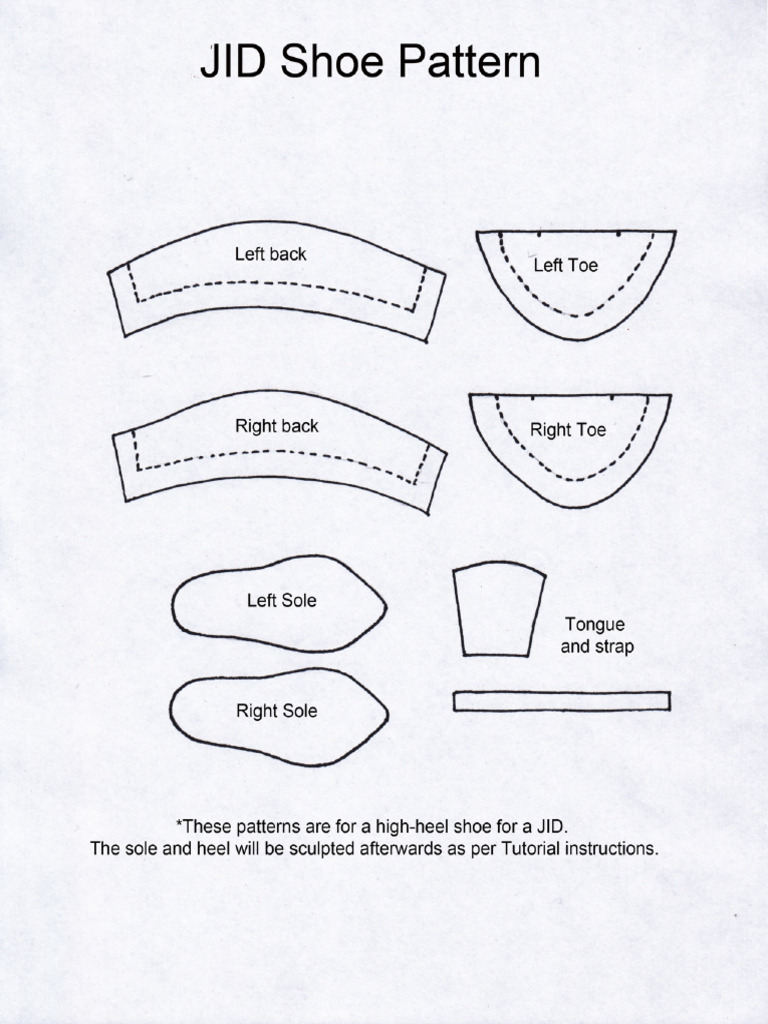 Shoe Pattern PDF | PDF