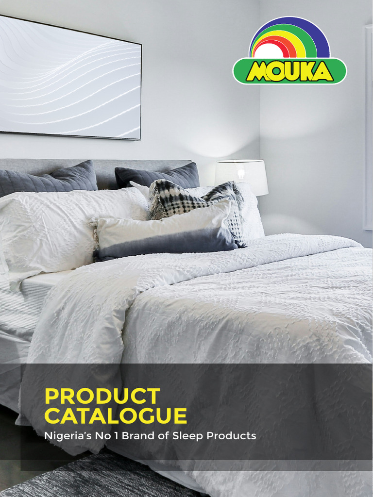 Mouka Sleep Products Catalogue Nigeria | PDF | Mattress | Pillow
