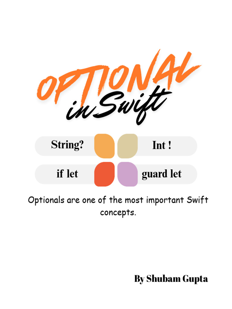 Understanding Optionals in Swift | PDF