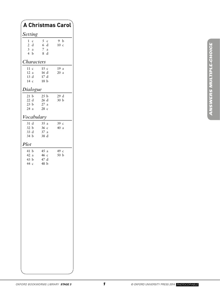 Test Answer Key. New Edition | PDF