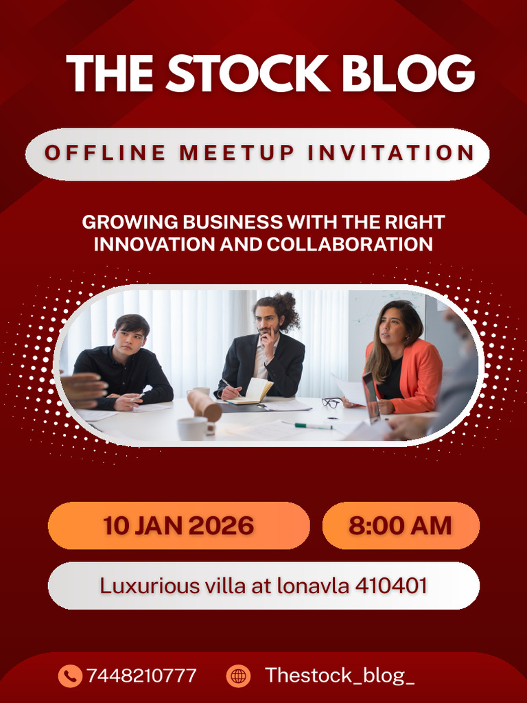 Offline Meetup for Traders in Lonavla | PDF