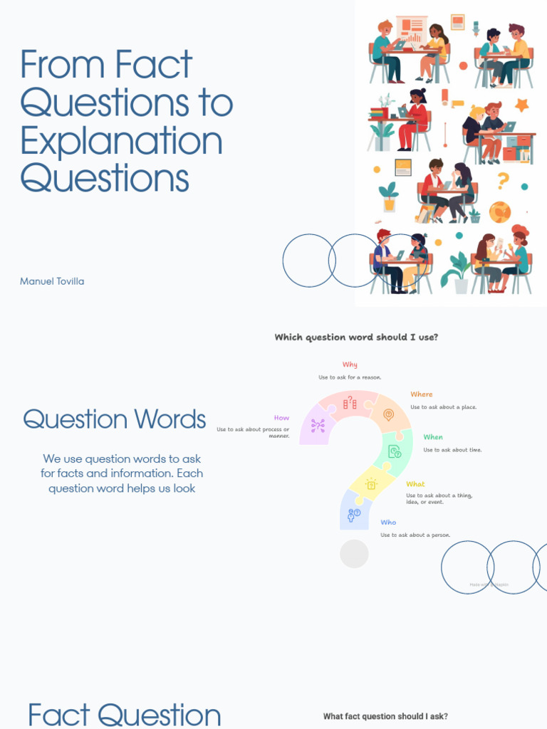 Understanding Fact Questions in Learning | PDF | Classroom | Cognition