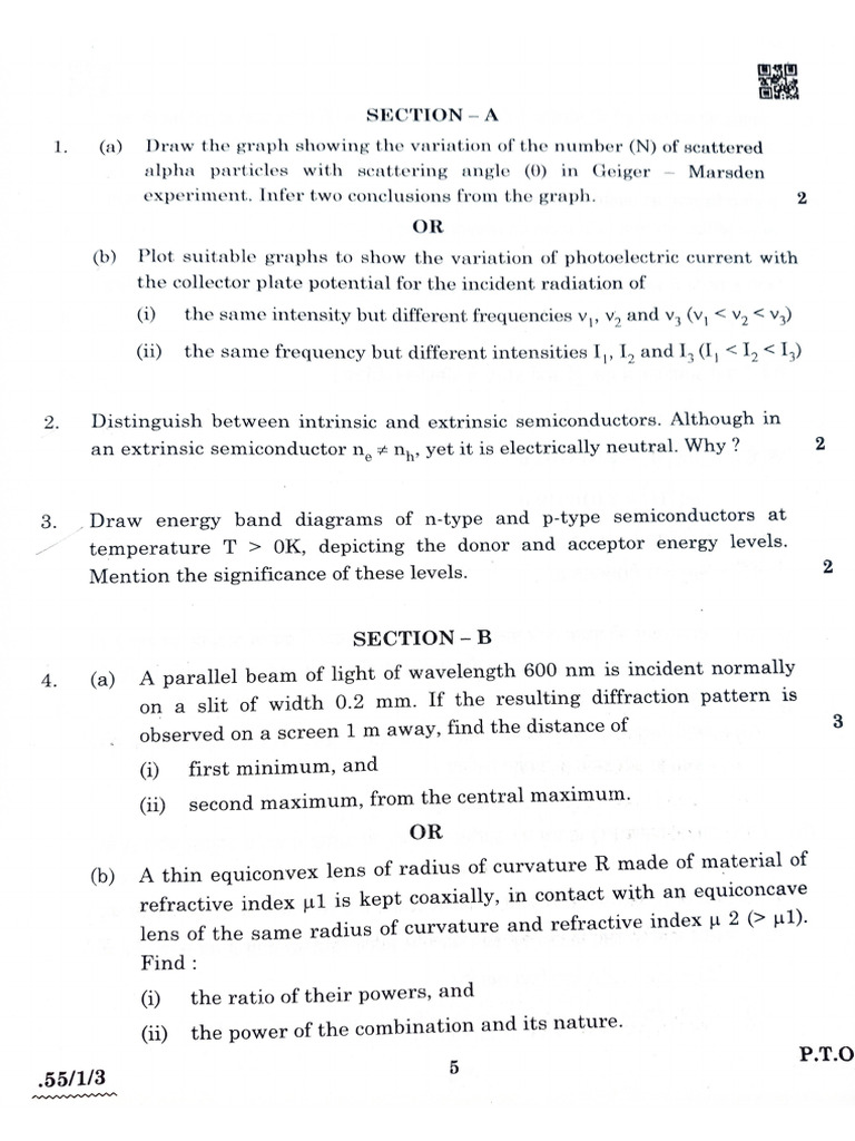 Physics Boards 2022 Set 3 | PDF